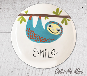 Valencia Sloth Smile Plate