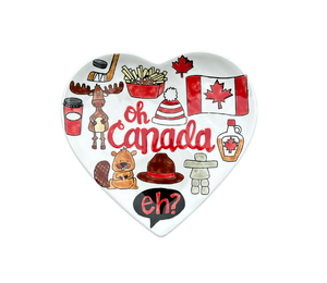 Valencia Canada Heart Plate