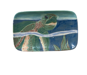 Valencia Swimming Turtle Plate
