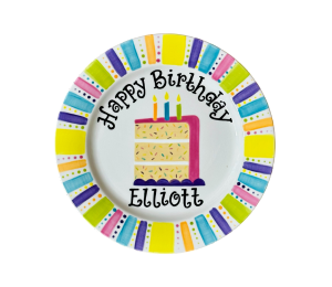 Valencia Birthday Cake Plate