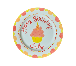 Valencia Birthday Cupcake Plate