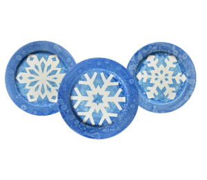 Valencia Paper Snowflake Plate