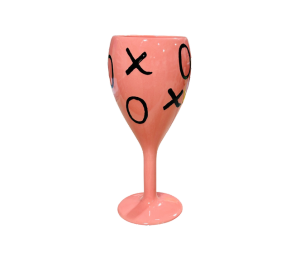 Valencia XOXO Wine Glass